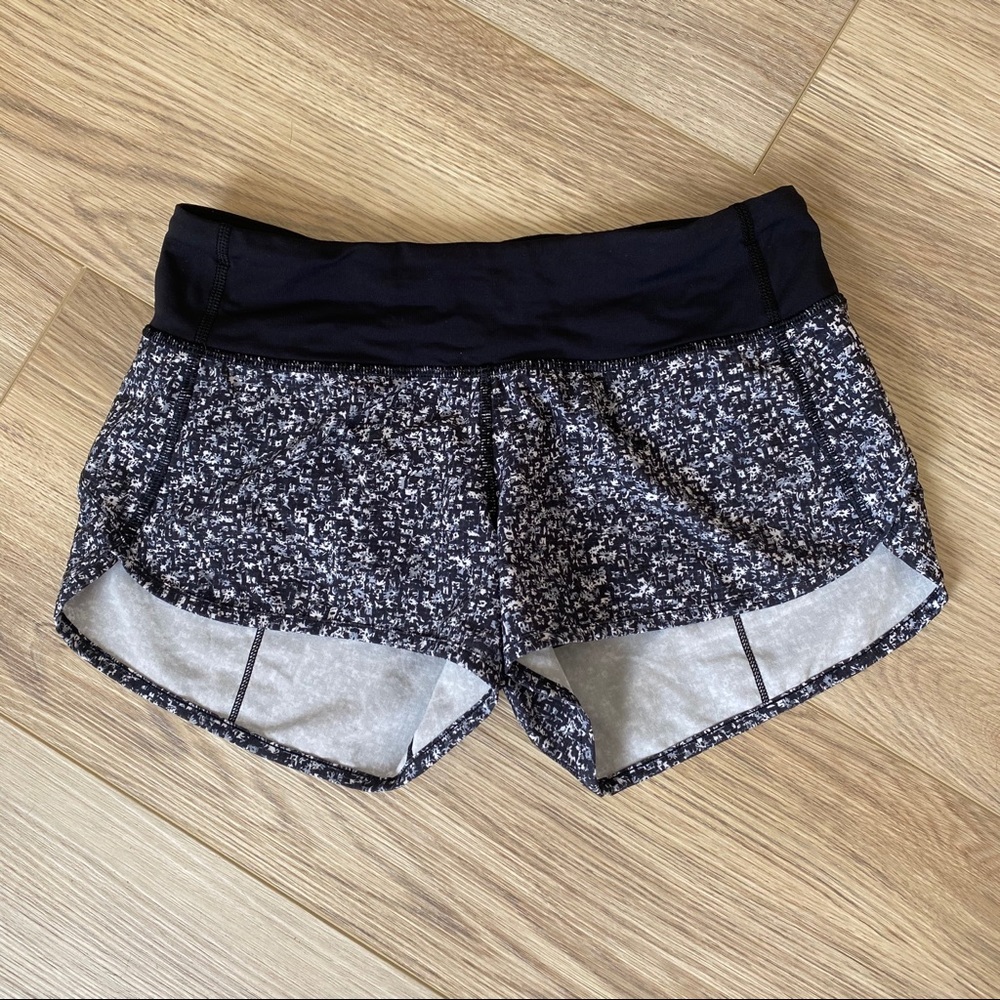 lululemon “speed up” workout shorts